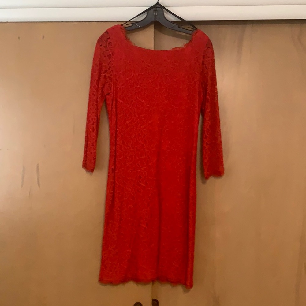 DVF Zarita Dress in red